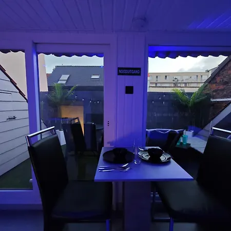 Confortable 2p Avec Terasse Privatunterkunft Ostende